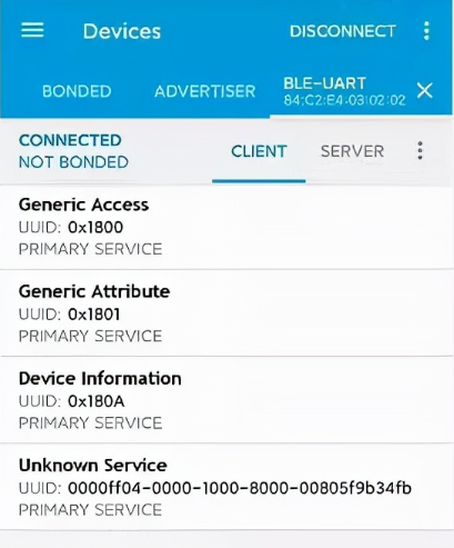 低功耗藍牙開發 調試APP(nRF Connect、BLE調試助手、LightBlue)