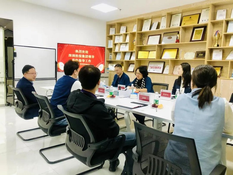 深圳擔保集團領導蒞臨指導工作，云里物里成績驕人備受肯定！